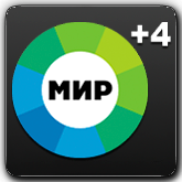 Логотип канала 'Мир +4'